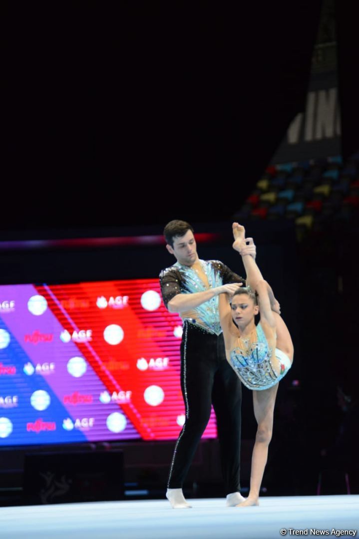 Second day of 28th FIG Acrobatic Gymnastics World Championships starts in Baku (PHOTO)