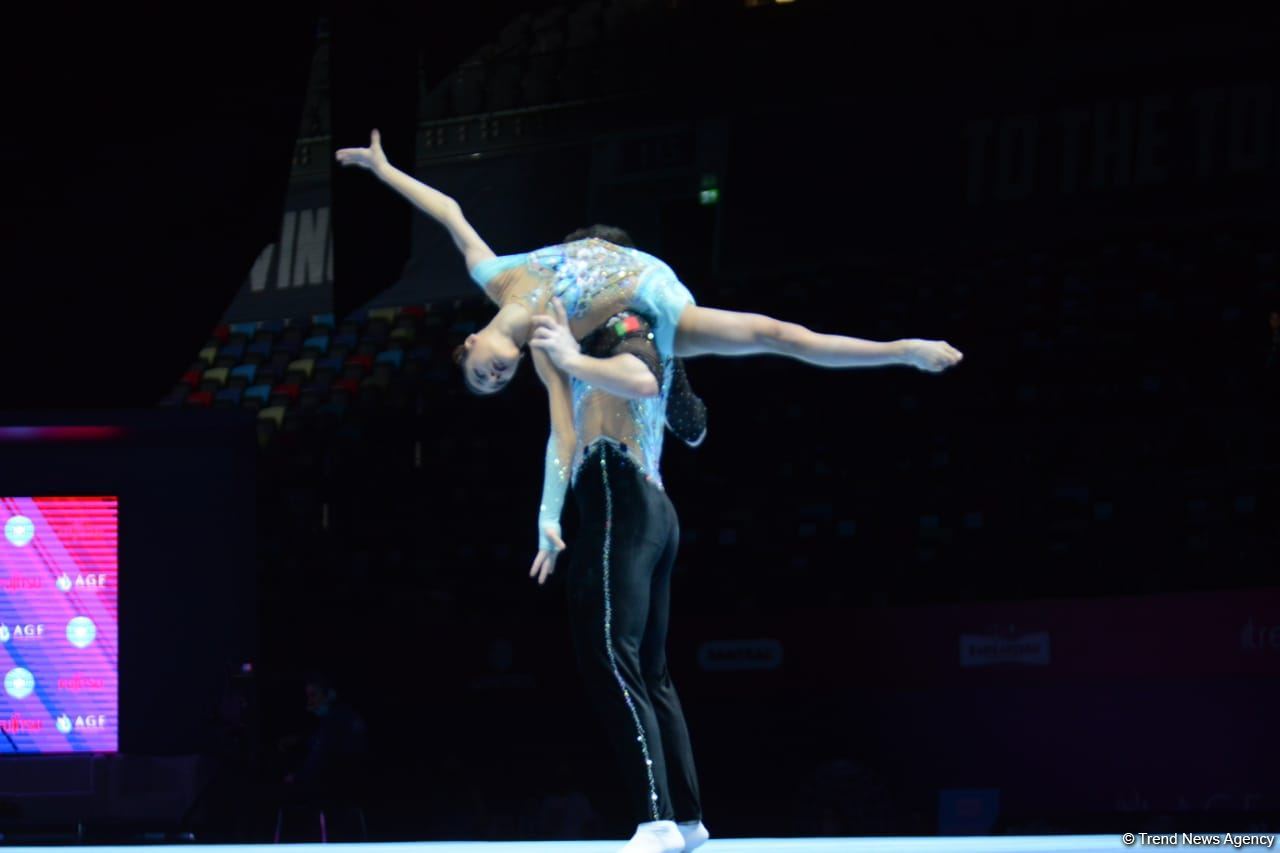 Second day of 28th FIG Acrobatic Gymnastics World Championships starts in Baku (PHOTO)