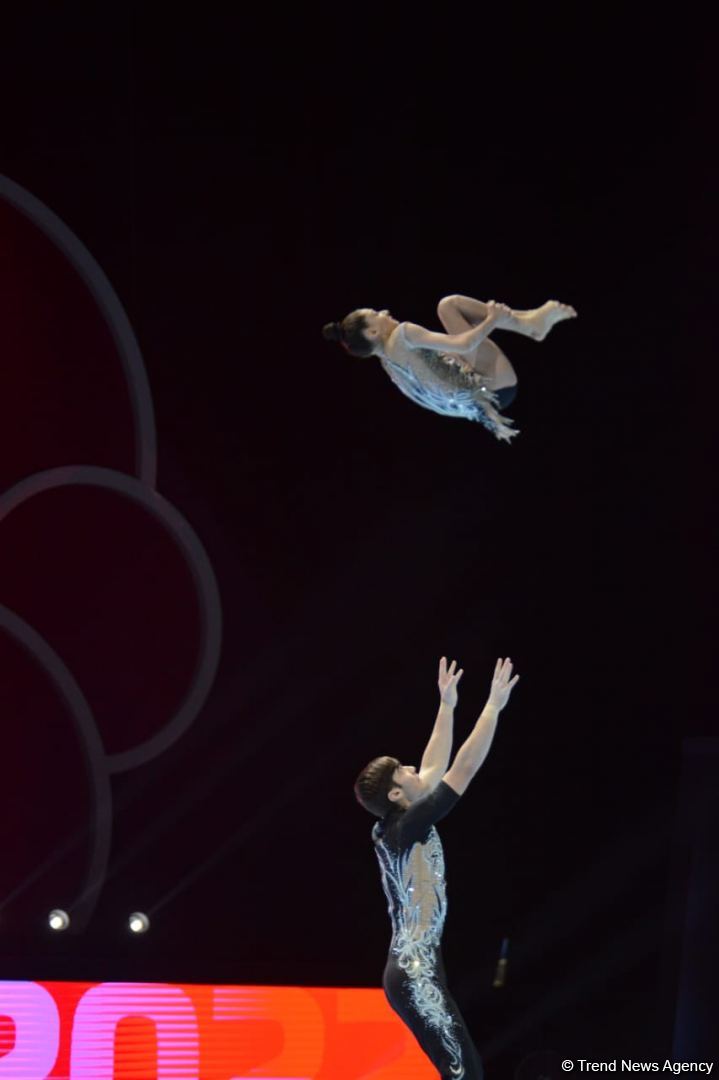 Second day of 28th FIG Acrobatic Gymnastics World Championships starts in Baku (PHOTO)