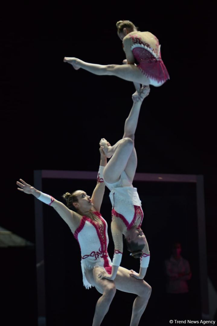 Second day of 28th FIG Acrobatic Gymnastics World Championships starts in Baku (PHOTO)