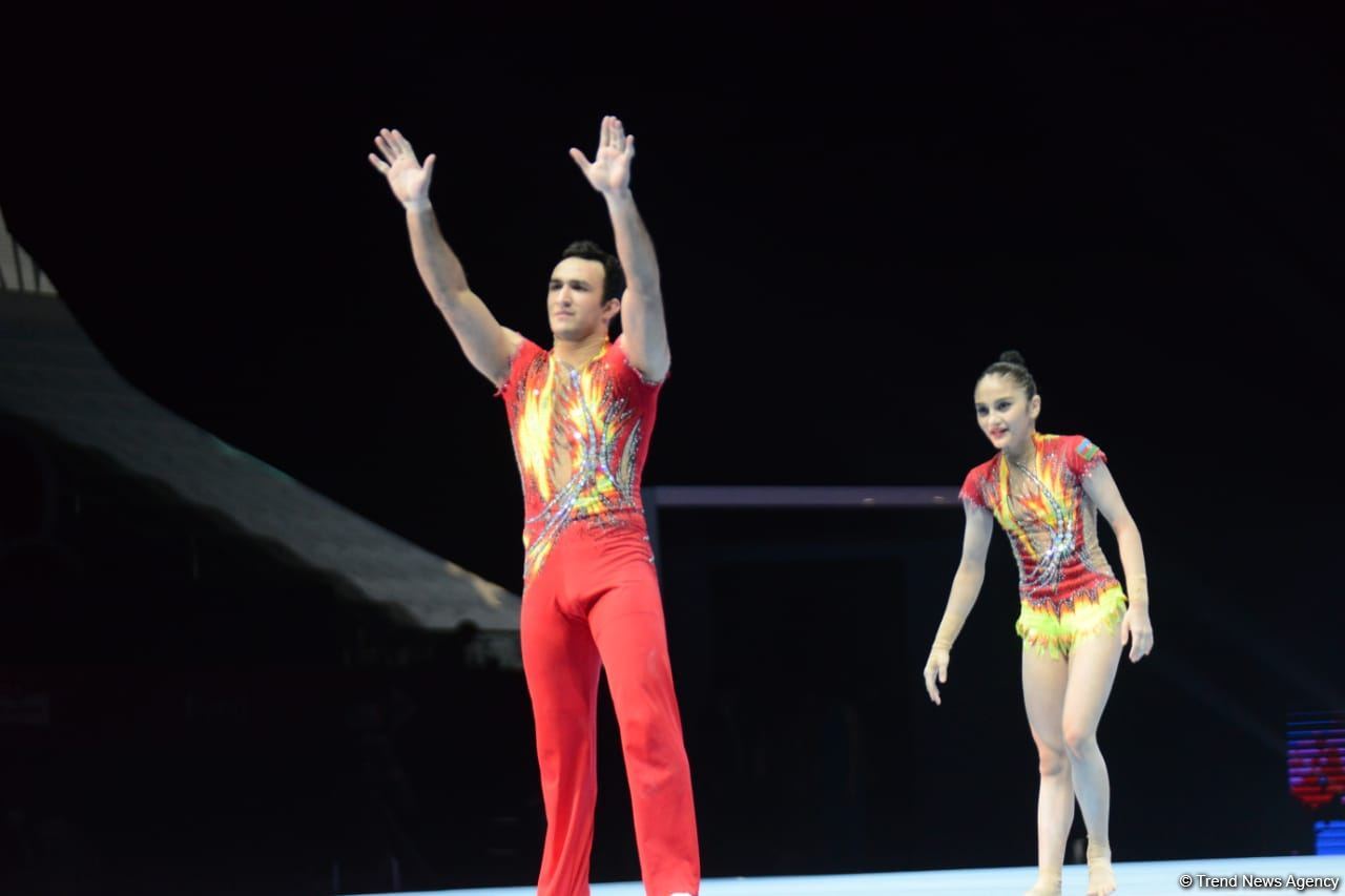 Second day of 28th FIG Acrobatic Gymnastics World Championships starts in Baku (PHOTO)