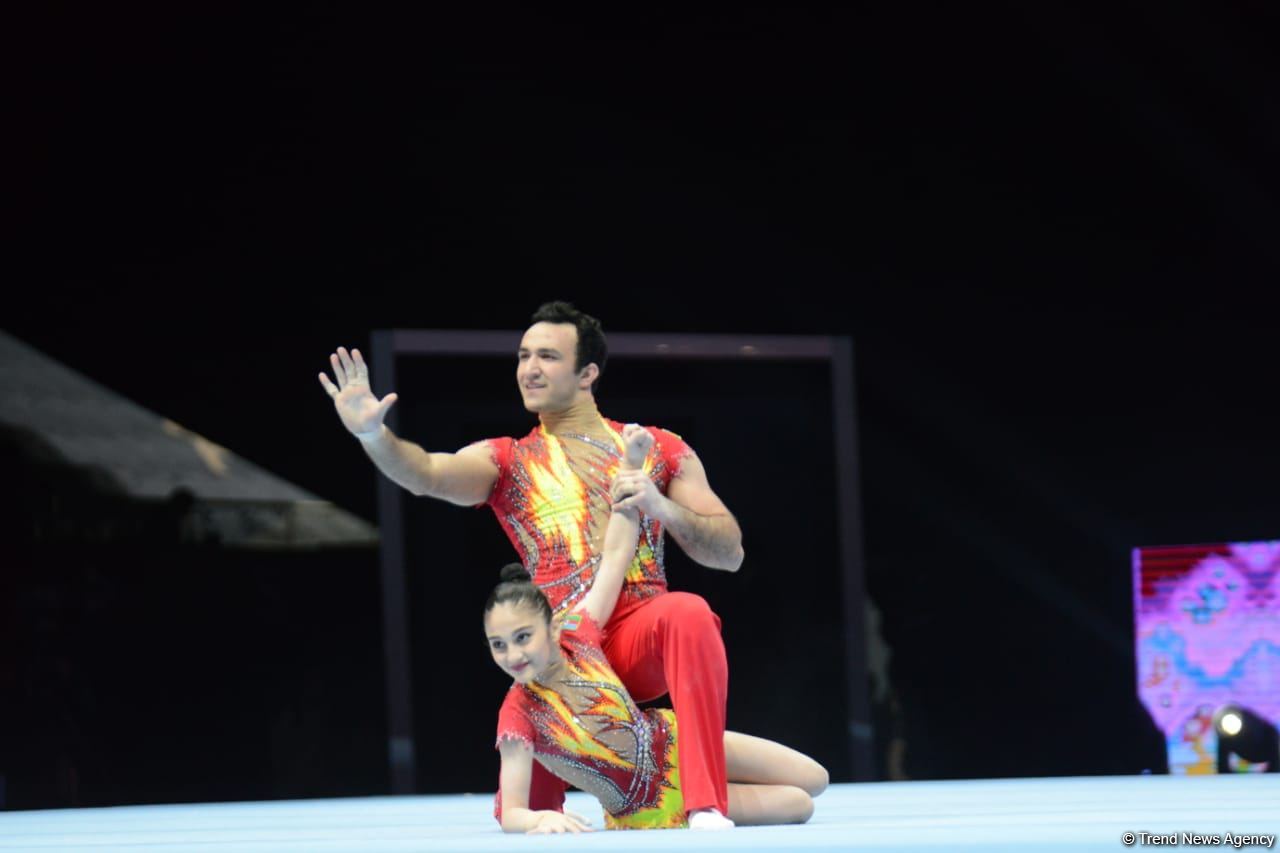 Second day of 28th FIG Acrobatic Gymnastics World Championships starts in Baku (PHOTO)
