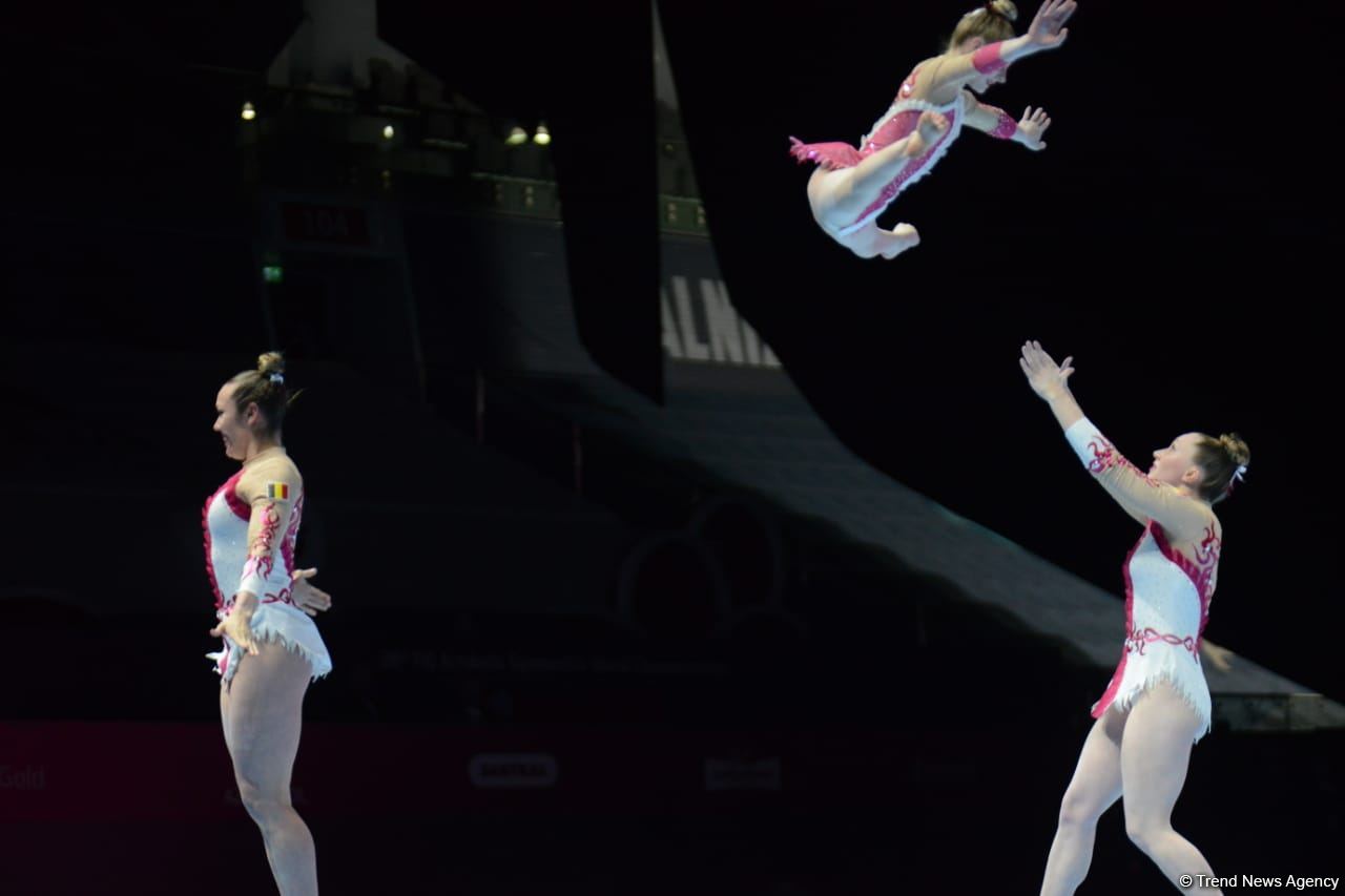 Second day of 28th FIG Acrobatic Gymnastics World Championships starts in Baku (PHOTO)