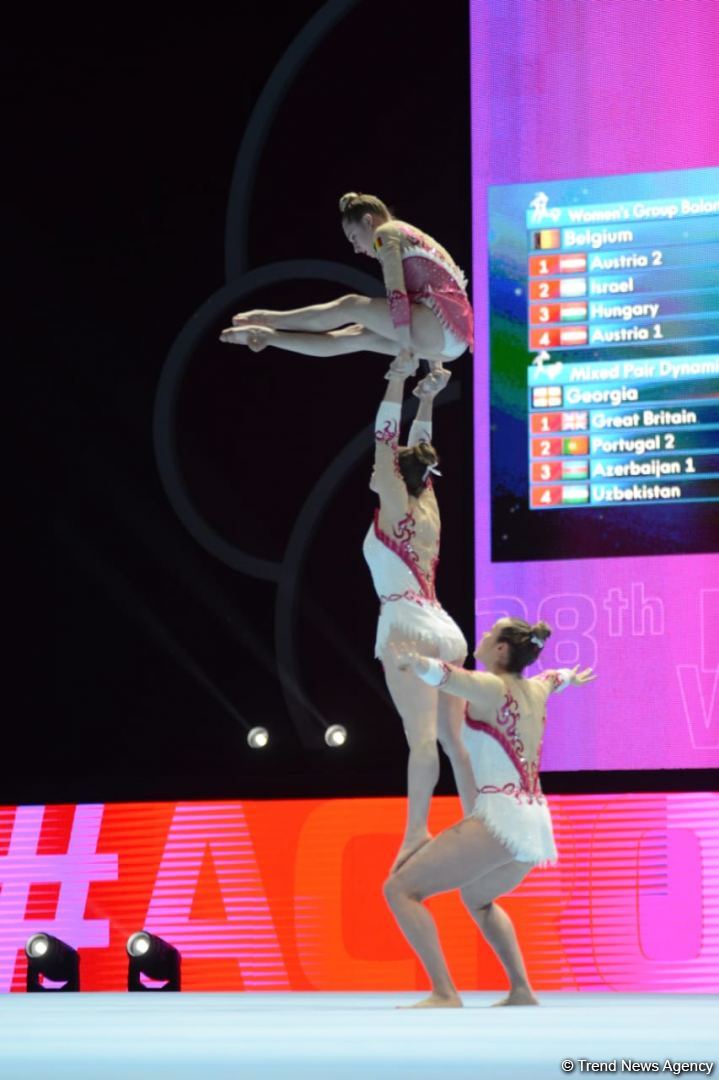 Second day of 28th FIG Acrobatic Gymnastics World Championships starts in Baku (PHOTO)