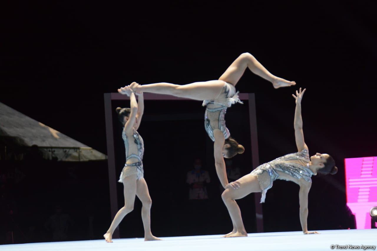 Second day of 28th FIG Acrobatic Gymnastics World Championships starts in Baku (PHOTO)