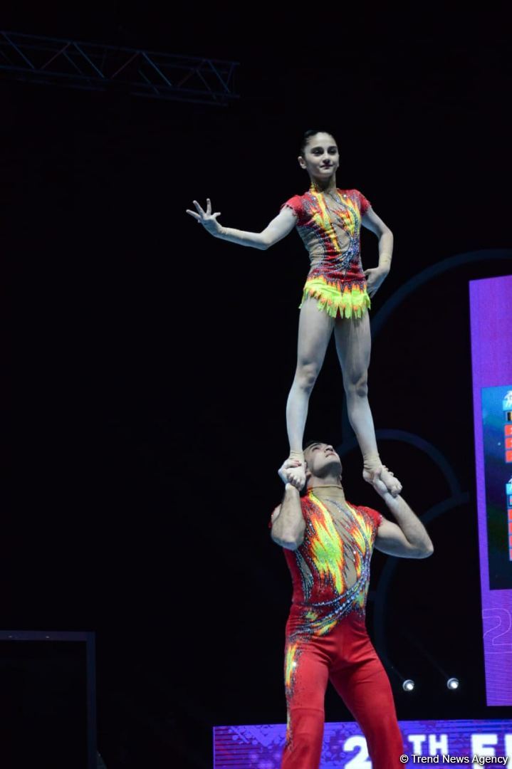Second day of 28th FIG Acrobatic Gymnastics World Championships starts in Baku (PHOTO)