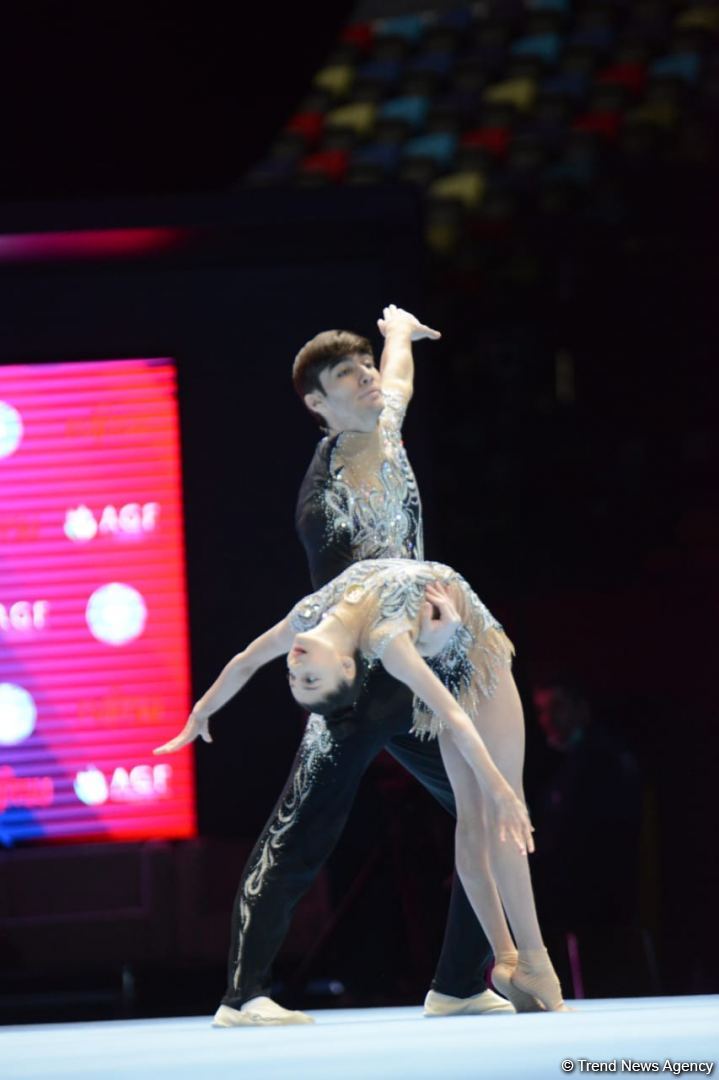 Second day of 28th FIG Acrobatic Gymnastics World Championships starts in Baku (PHOTO)