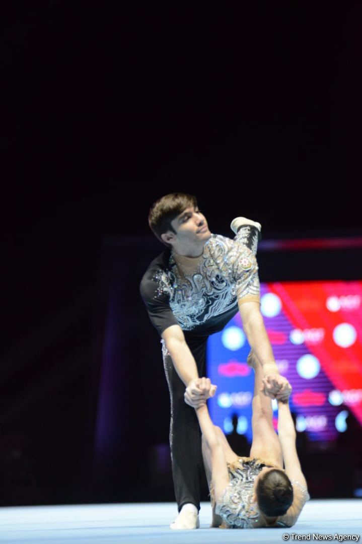 Second day of 28th FIG Acrobatic Gymnastics World Championships starts in Baku (PHOTO)