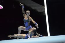 В Баку стартовал третий день 28-го Чемпионата мира по акробатической гимнастике (ФОТО)