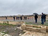Иностранные журналисты совершили поездку в Агдам (ФОТО)
