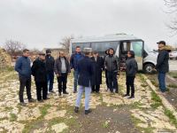 Иностранные журналисты совершили поездку в Агдам (ФОТО)