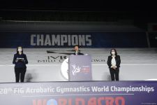 В Баку прошла торжественная церемония закрытия 28-го Чемпионата мира по акробатической гимнастике (ФОТО)