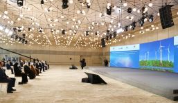 Президент Ильхам Алиев принял участие в церемонии закладки фундамента Гарадагской солнечной электростанции  (ФОТО/ВИДЕО)