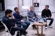 YARAT организовал встречу с коллективом первого художественного научно-фантастического фильма @proyekt_2602  (ВИДЕО, ФОТО)