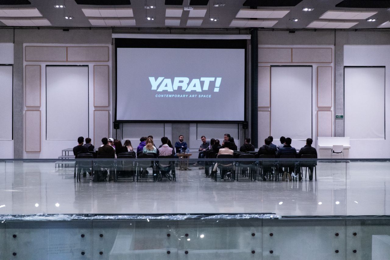 YARAT организовал встречу с коллективом первого художественного научно-фантастического фильма @proyekt_2602  (ВИДЕО, ФОТО)