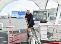 Президент Ильхам Алиев заложил фундамент туристического комплекса в Суговушане (ФОТО/ВИДЕО)