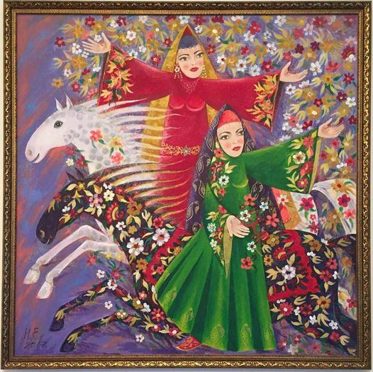 Колоритные картины Эльдара Гаджиева, посвященные празднику Новруз (ФОТО)