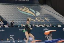Azerbaijani athletes present floor exercises at FIG Artistic Gymnastics World Cup (PHOTO)