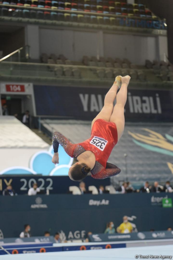 Second day of FIG Artistic Gymnastics Apparatus World Cup starts in Baku (PHOTO)
