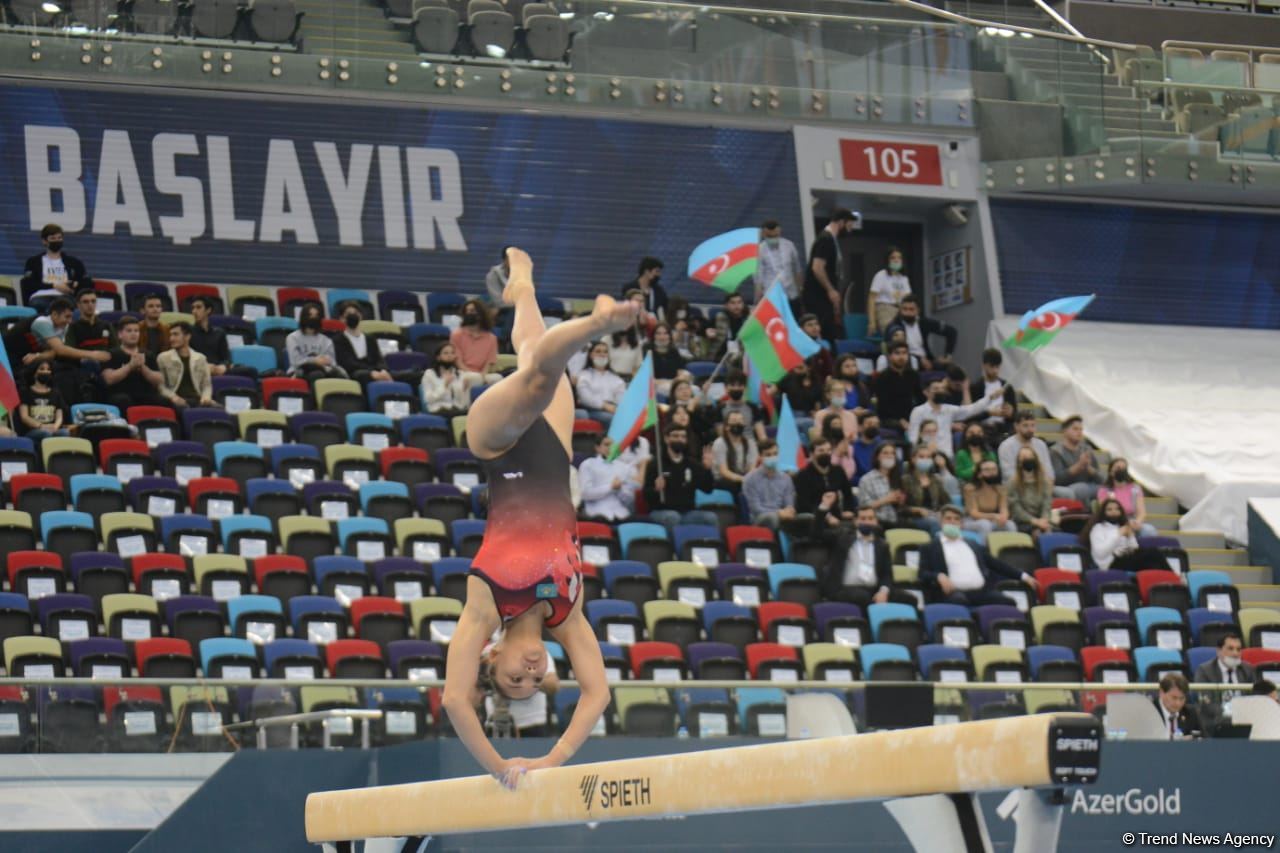 Second day of FIG Artistic Gymnastics Apparatus World Cup starts in Baku (PHOTO)