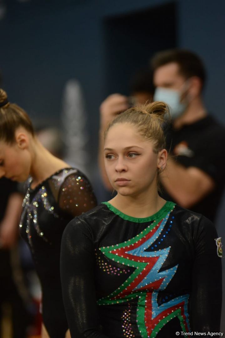 Azerbaijani athletes present floor exercises at FIG Artistic Gymnastics World Cup (PHOTO)