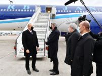 President Ilham Aliyev arrives in Brussels for working visit (PHOTO/VIDEO)