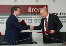 Azerbaijan's Trend, Turkey's Demiroren News Agency sign memorandum of cooperation (PHOTO/VIDEO)