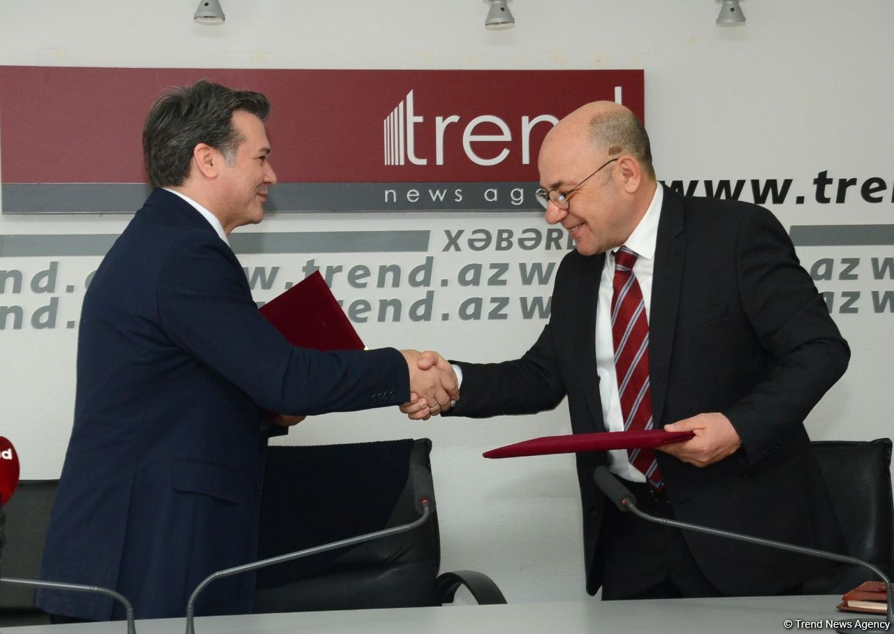 Azerbaijan's Trend, Turkey's Demiroren News Agency sign memorandum of cooperation (PHOTO/VIDEO)
