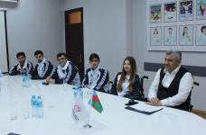 Президент НПКА принял членов сборной Азербайджана по бочче, добившихся успехов на соревнованиях в Хорватии (ФОТО)