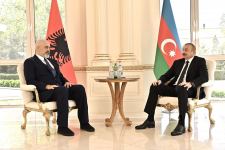 President Ilham Aliyev, Prime Minister of Albania hold one-on-one meeting (PHOTO)
