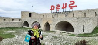 Известная писательница Насиха Кенжина в Азербайджане: Пламенный салам из Казахстана освобожденной Шуше (ФОТО)
