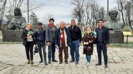 Известная писательница Насиха Кенжина в Азербайджане: Пламенный салам из Казахстана освобожденной Шуше (ФОТО)