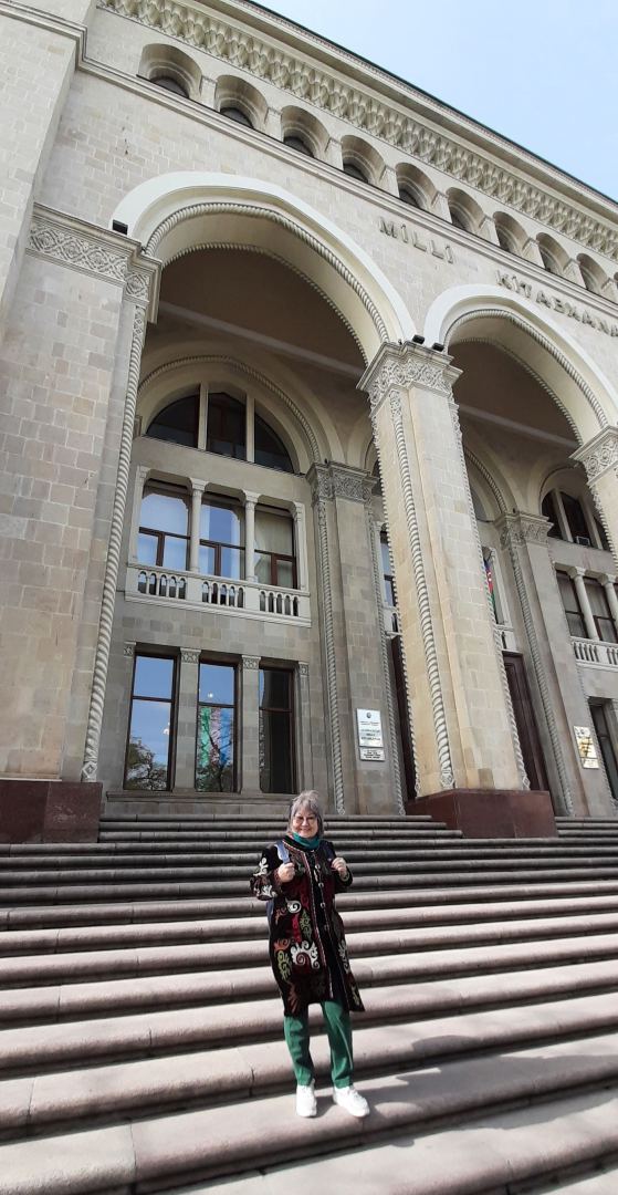 Известная писательница Насиха Кенжина в Азербайджане: Пламенный салам из Казахстана освобожденной Шуше (ФОТО)