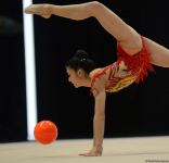 FIG Rhythmic Gymnastics World Cup competitions continue in Baku (PHOTO)