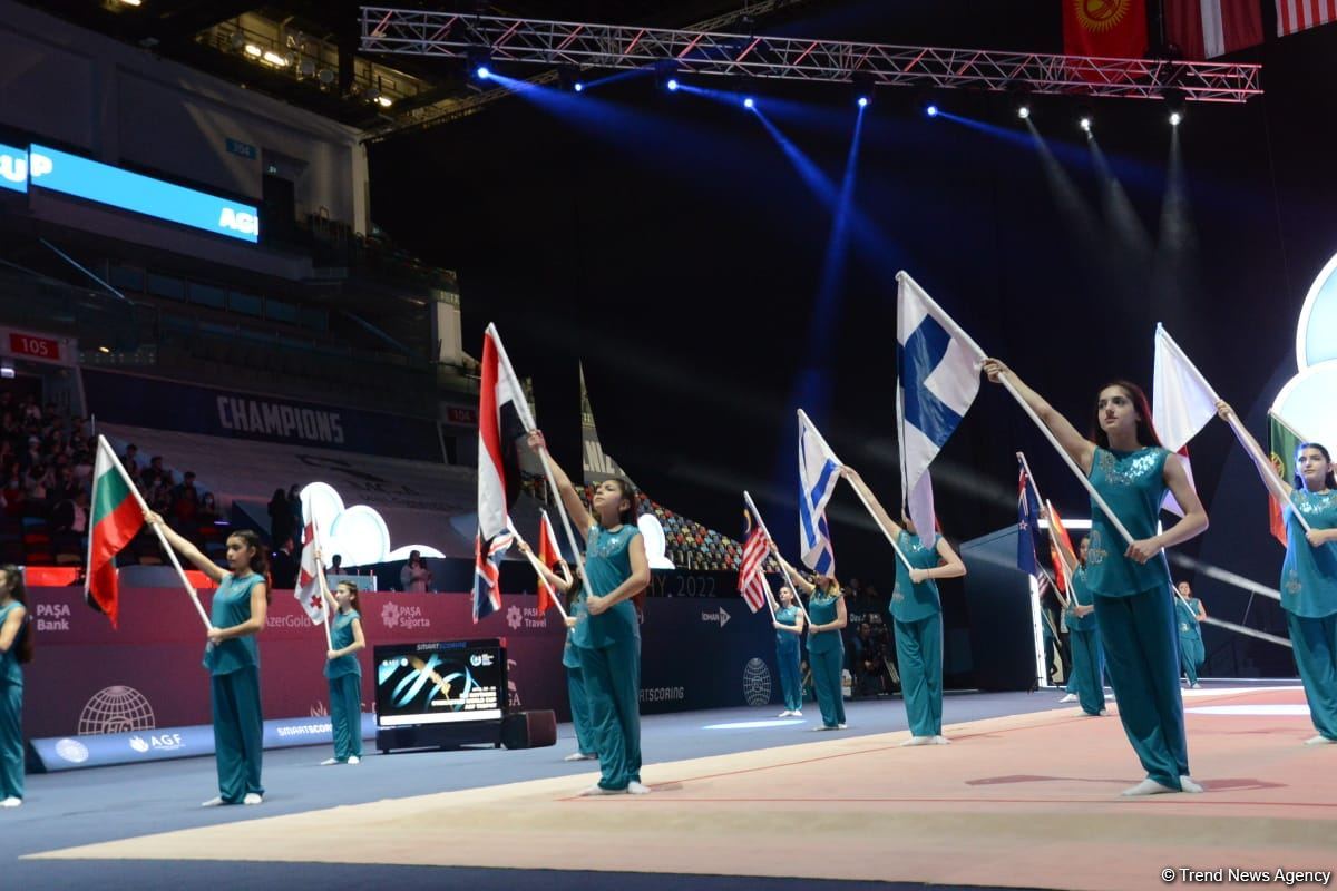 First day of 9th FIG Rhythmic Gymnastics World Cup starts in Baku (PHOTO)