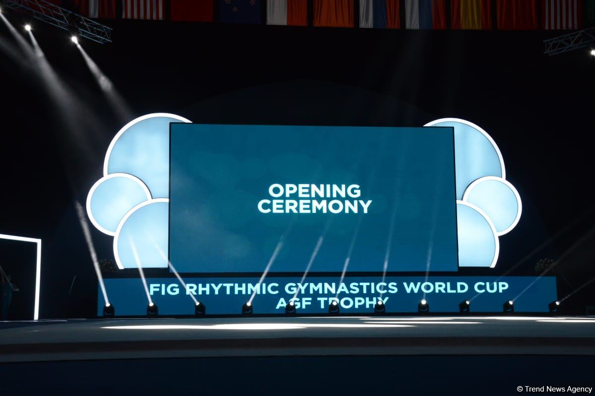 First day of 9th FIG Rhythmic Gymnastics World Cup starts in Baku (PHOTO)
