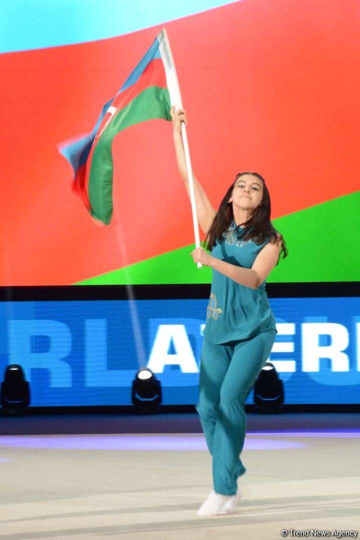 First day of 9th FIG Rhythmic Gymnastics World Cup starts in Baku (PHOTO)