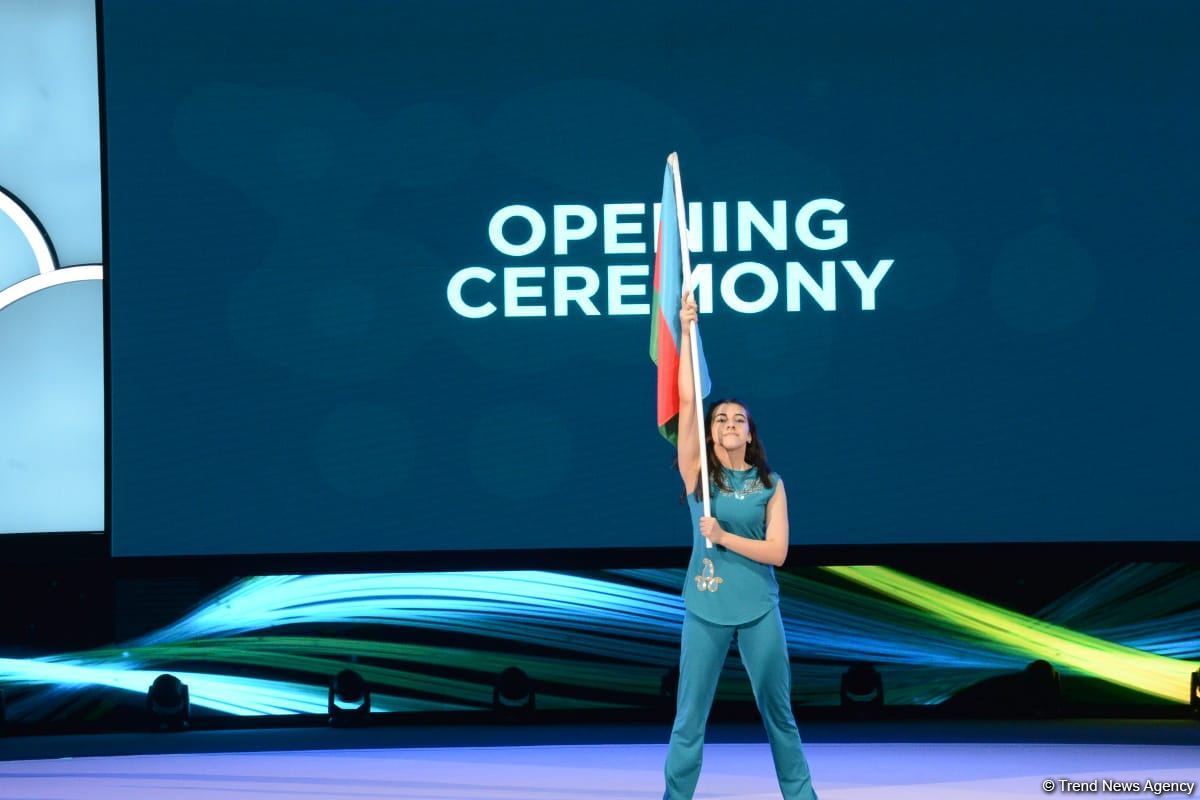 First day of 9th FIG Rhythmic Gymnastics World Cup starts in Baku (PHOTO)