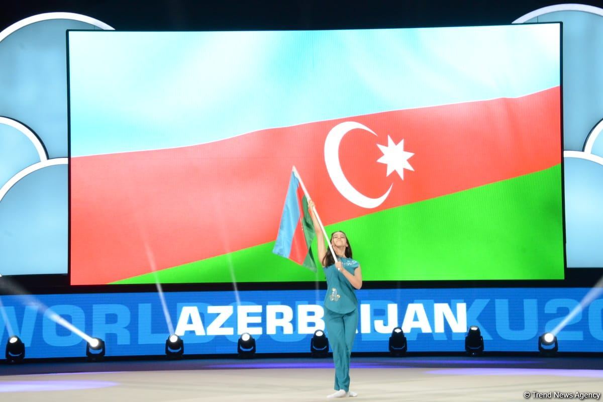 First day of 9th FIG Rhythmic Gymnastics World Cup starts in Baku (PHOTO)
