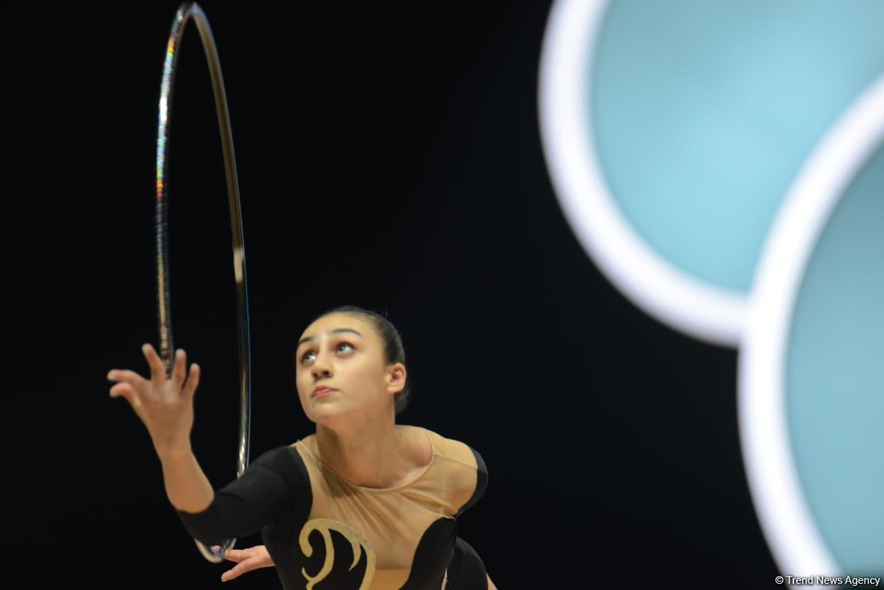 FIG Rhythmic Gymnastics World Cup competitions continue in Baku (PHOTO)