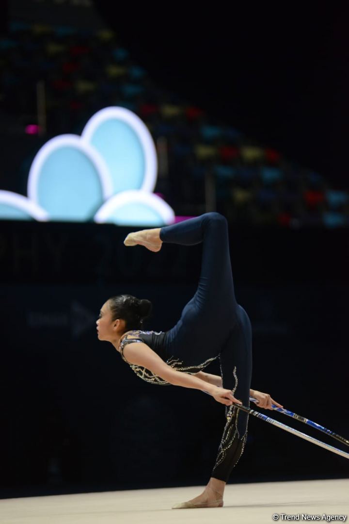 FIG Rhythmic Gymnastics World Cup competitions continue in Baku (PHOTO)