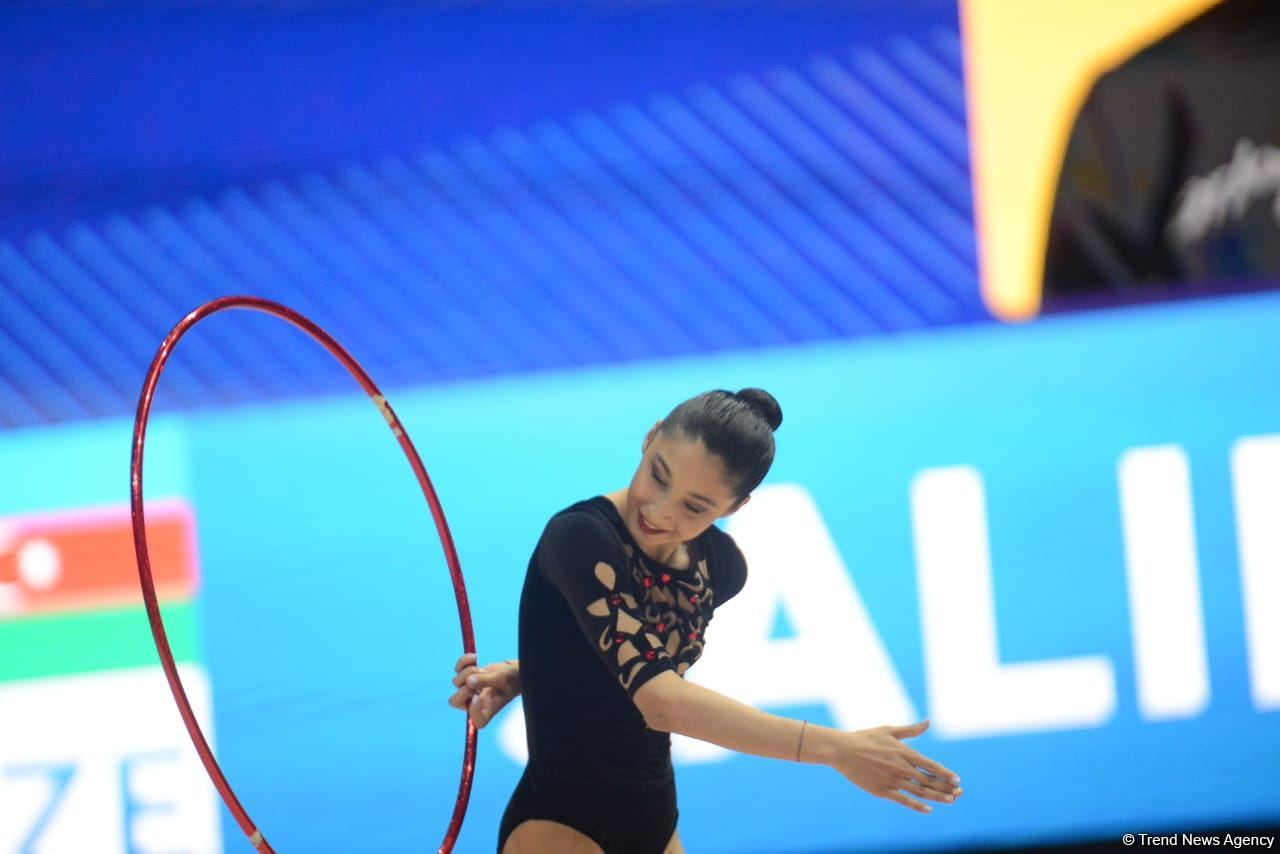 FIG Rhythmic Gymnastics World Cup competitions continue in Baku (PHOTO)