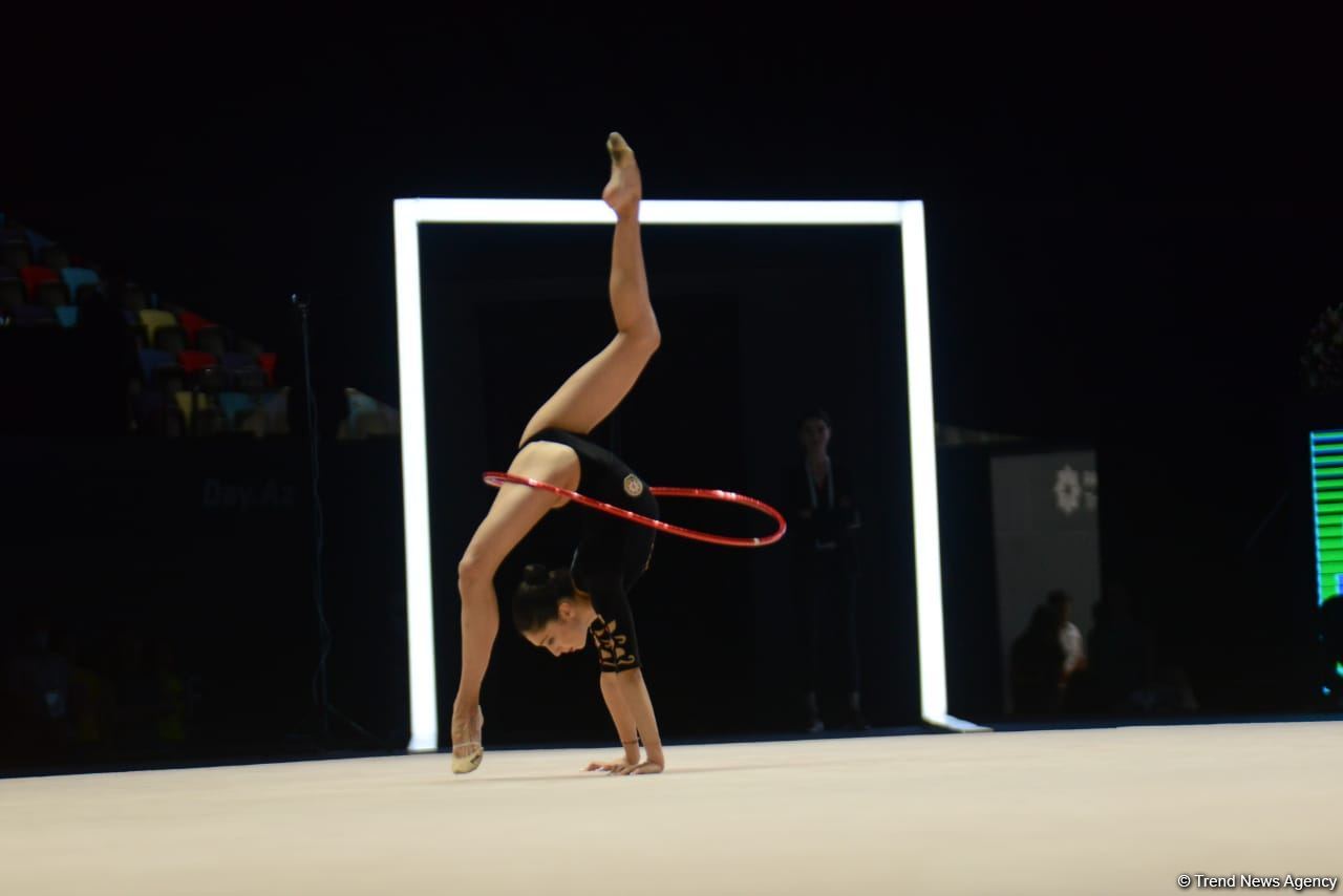 FIG Rhythmic Gymnastics World Cup competitions continue in Baku (PHOTO)