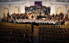 В Баку прошел концерт к 100-летию Фикрета Амирова, кульминацией стала премьера кантаты Azərbaycan bayrağı (ФОТО/ВИДЕО)