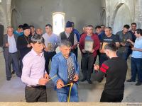 Представители Албано-удинской христианской религиозной общины Азербайджана посетили Гадрут (ФОТО)