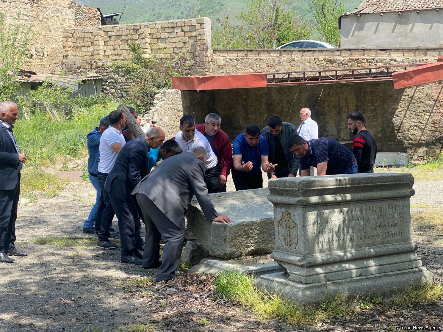 Представители Албано-удинской христианской религиозной общины Азербайджана посетили Гадрут (ФОТО)