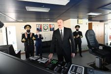 Президент Ильхам Алиев принял участие в церемонии сдачи в эксплуатацию судна-парома «Зарифа Алиева» (ФОТО/ВИДЕО)