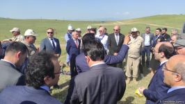 Delegation of representatives of international think tanks familiarize with demining process in Azerbaijan’s Karabakh (PHOTO)
