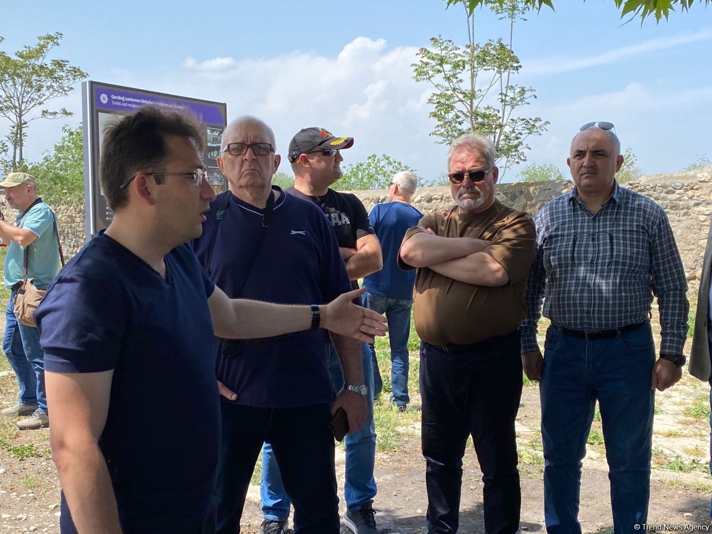 Начался визит в Агдам членов комитета при Совете глав правительств стран СНГ (ФОТО)