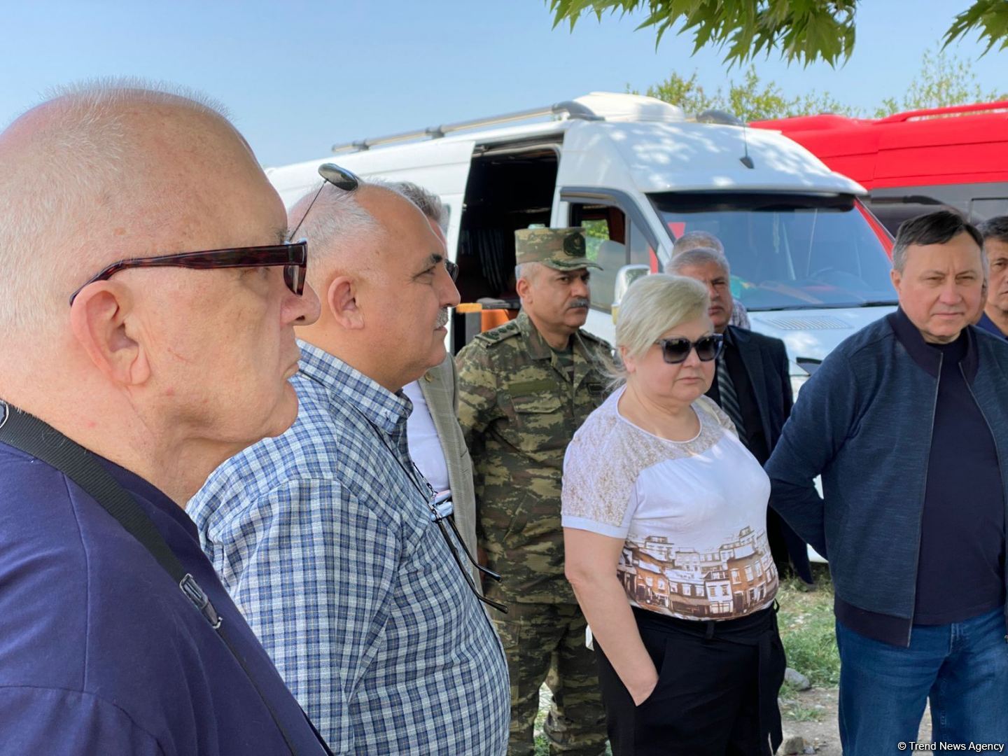 Начался визит в Агдам членов комитета при Совете глав правительств стран СНГ (ФОТО)